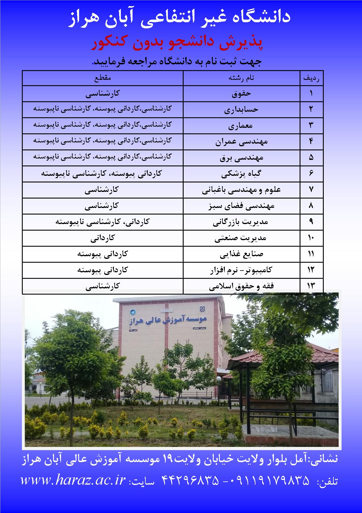 پذیرش دانشجو